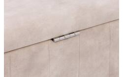 Goossens excellent bedbank attent beige stof - 8235535-{merk}-proefmodel-proefmodel-stof-01
